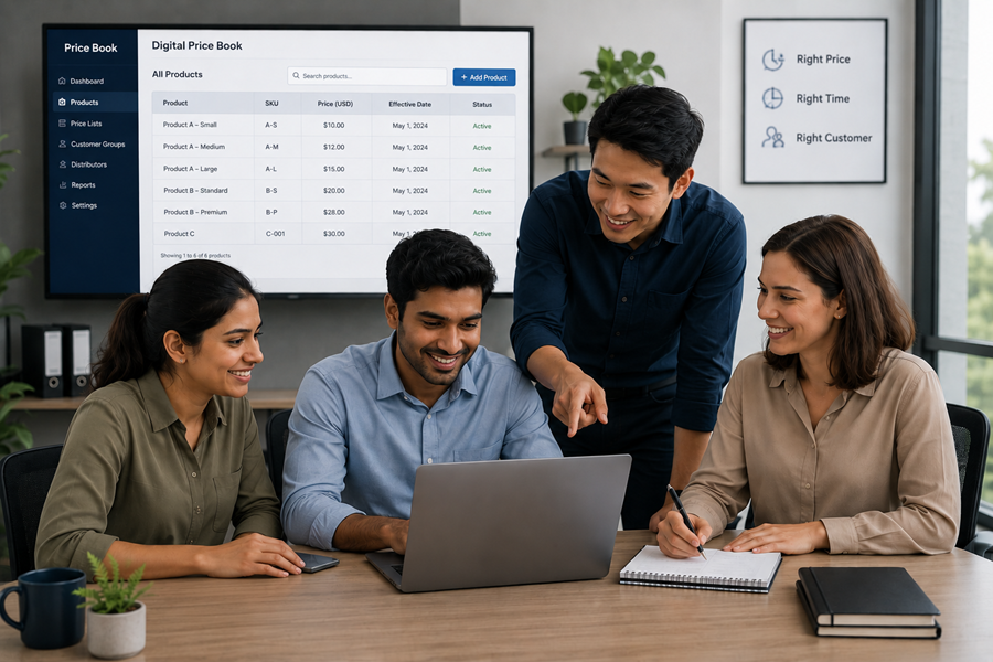 Keep products, pricing, and promotions organized in system